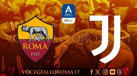 Serie A Femminile - Roma-Juventus - La copertina del match. GRAFICA!