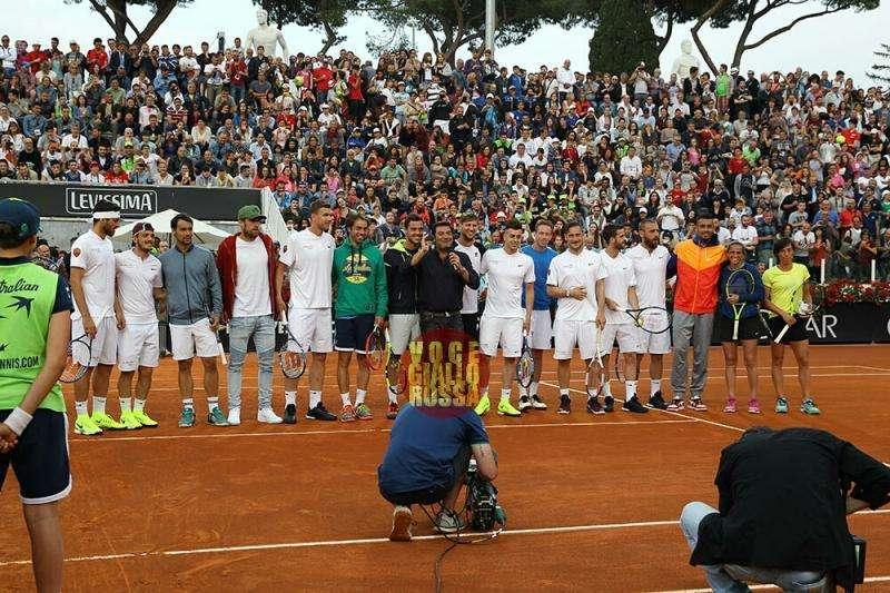 Foro Italico - Florenzi e Fognini vincono il torneo "Tennis with Stars". FOTO! VIDEO!