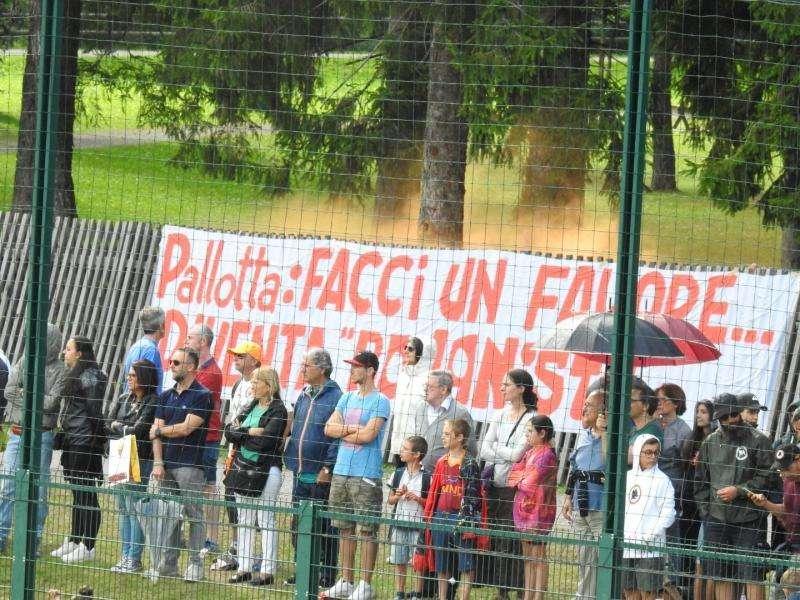 PINZOLO - Striscione per Pallotta: "Facci un favore: diventa romanista". FOTO!