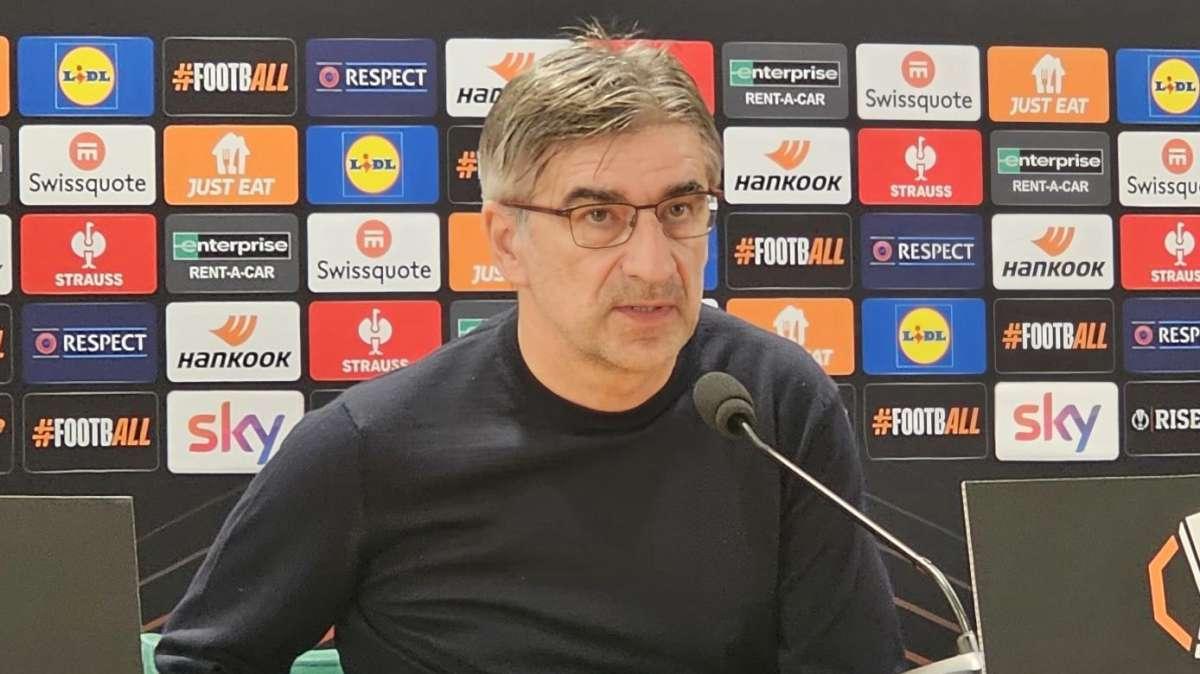 Conferenza stampa - Juric: "Contro l'Union SG non ho visto differenze rispetto a Firenze, gara sconcertante. Miei errori? Mi sembra di no, non faccio un passo indietro"