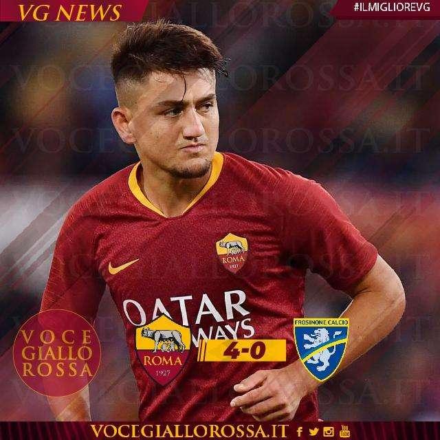 #IlMiglioreVG - Ünder è il man of the match di Roma-Frosinone 4-0. GRAFICA!
