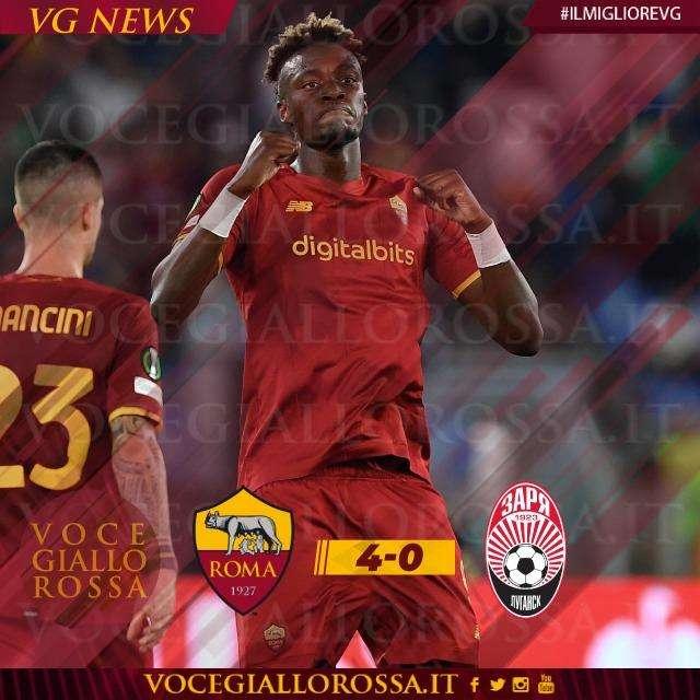 #IlMiglioreVG - Tammy Abraham è il man of the match di Roma-Zorya Luhansk 4-0. GRAFICA! 