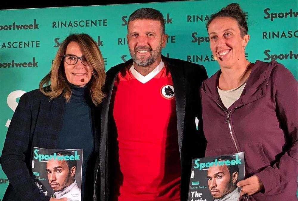 RINASCENTE - Termina l'evento "Sportweek Talk", Bavagnoli: "Il Tre Fontante mi regala grandi emozioni". Pipitone: "I tifosi giallorossi la nostra marcia in più". Candela: "Razzismo? La Roma ci mette la faccia" FOTO! VIDEO!
