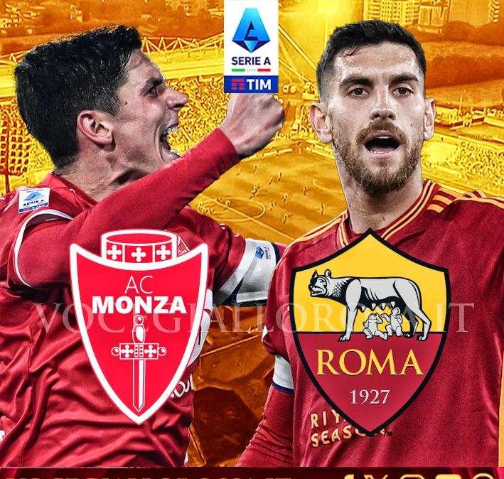Monza-Roma - La copertina del match. GRAFICA!