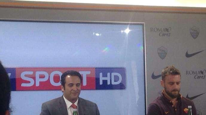 TRIGORIA - Presentazione dell'accordo tra Sky e Roma TV. De Rossi: "Juventus favorita in campionato". FOTO!