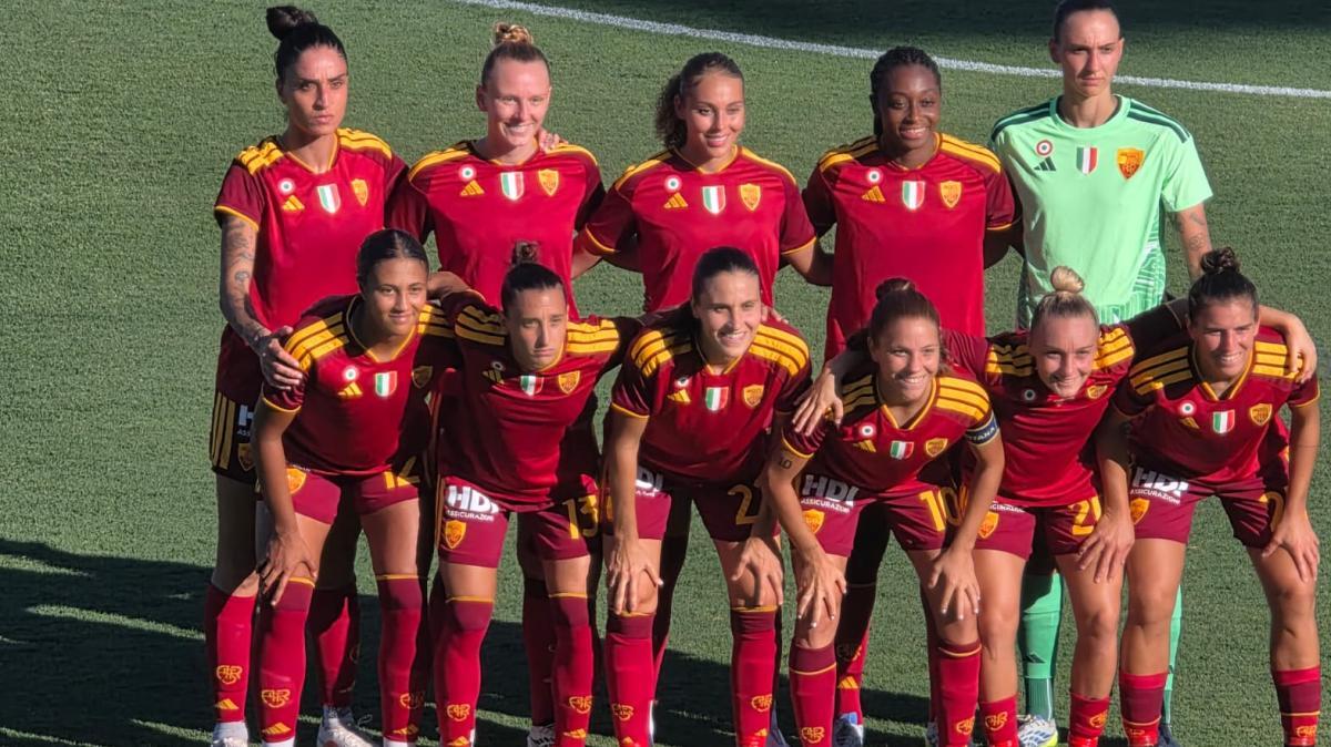 Roma Femminile, la seduta verso la Juventus: lavoro con il pallone e sfide in campo. VIDEO!