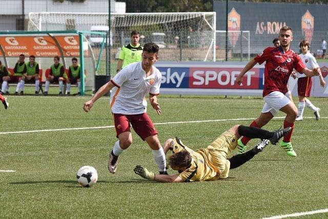  UNDER 15  PAGELLE AS ROMA vs L'AQUILA CALCIO 2-0 - Giallorossi all'inglese. Barbarossa e Riccardo Cataldi sugli scudi 