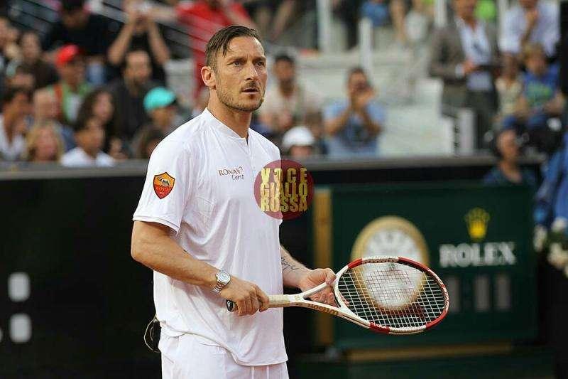 Totti al Foro Italico per assistere al match Volandri-Ferrer. FOTO!