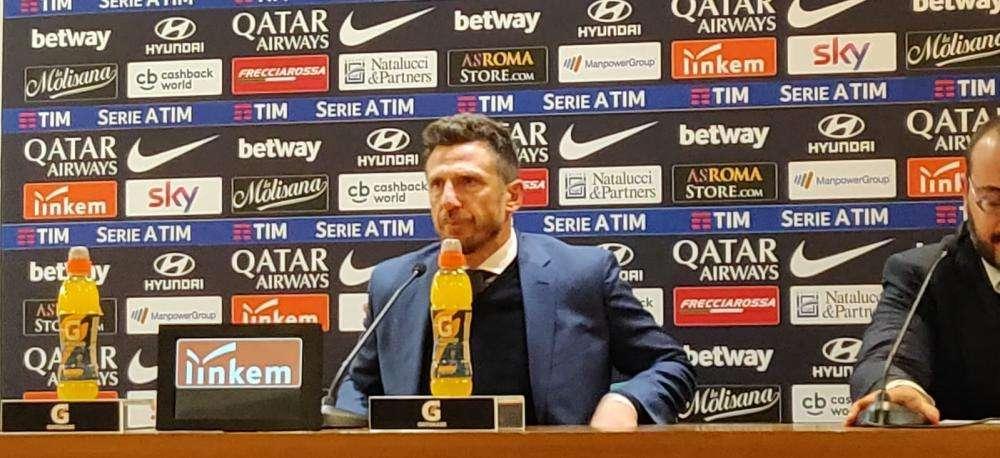 Di Francesco: "Dzeko può giocare anche con Schick ma deve ricominciare a segnare. Ünder starà fuori per un po'. Zaniolo rompe gli equilbri". VIDEO!