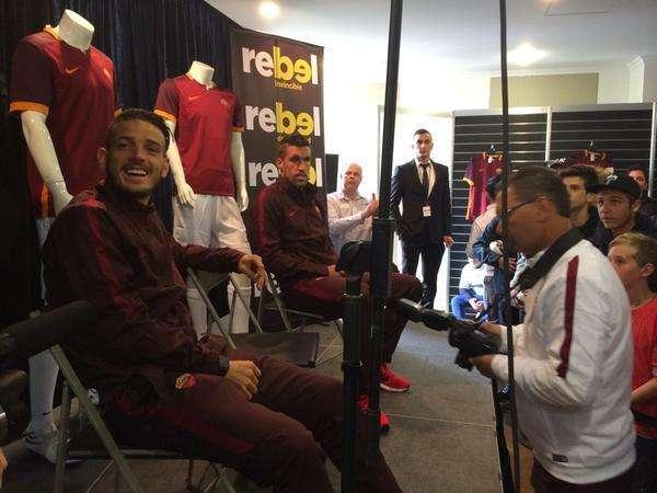 MELBOURNE - Florenzi: "Domani spero ci sia un bello spettacolo". Strootman: "Devo allenarmi ancora molto". FOTO! VIDEO!