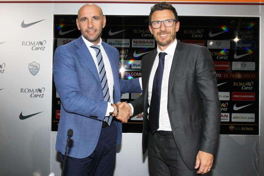 Riunione di mercato tra Di Francesco e Monchi