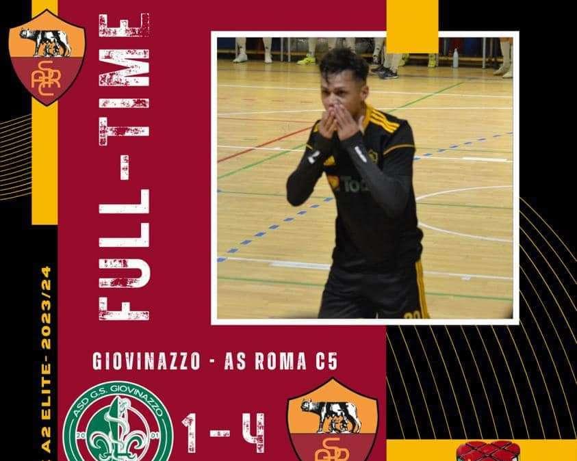 Roma Calcio a 5, successo in trasferta sul campo del Giovinazzo per 4-1