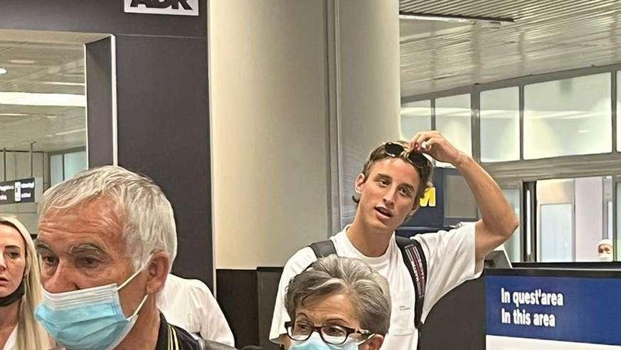 Bove a Fiumicino e pronto per il raduno a Trigoria il 5 luglio. FOTO!