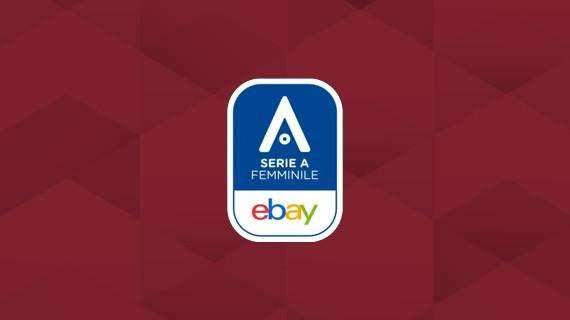 Serie A Femminile, ecco data e orario di Roma-Juventus