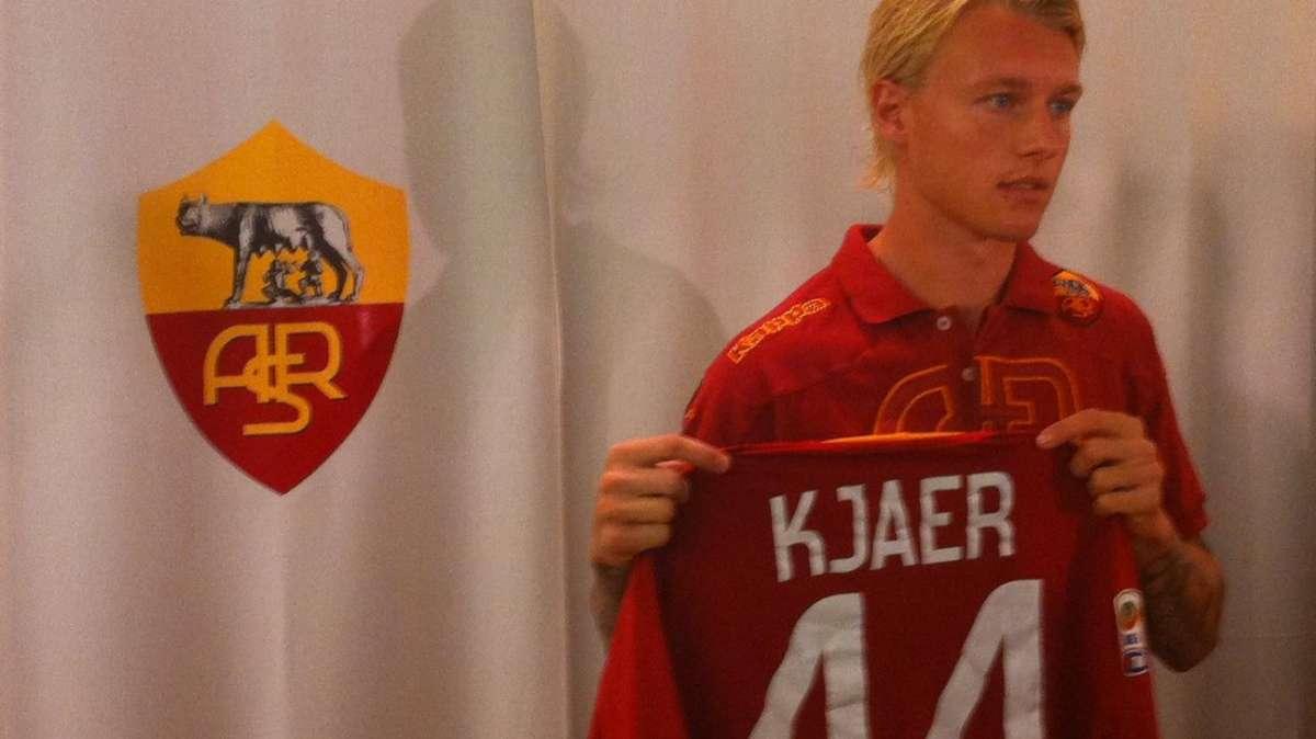 Kjaer: "Burdisso e Juan sono i titolari, io lavorerò duro. Possiamo arrivare anche al primo posto. Totti fa sempre la differenza" AUDIO!