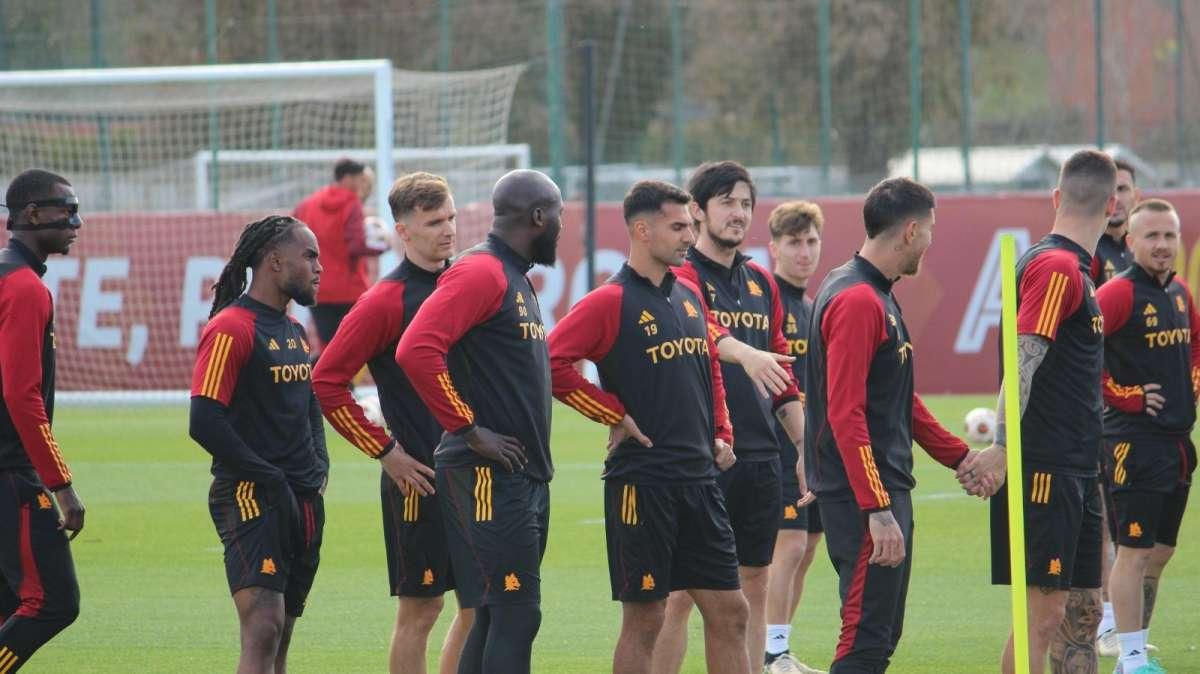 La photogallery della rifinitura della Roma in vista del Brighton