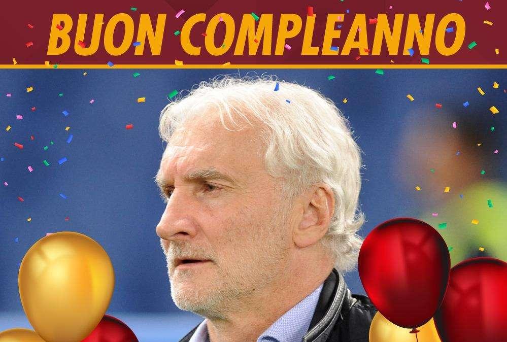 "Vola, sotto la Curva vola, la Curva s'innamora, tedesco vola": tanti auguri Rudi. GRAFICA!