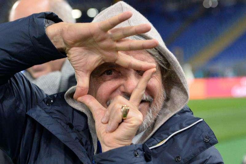 Sampdoria, Ferrero: "Le società straniere in Serie A? Per me vince sempre l'amore, non il denaro"
