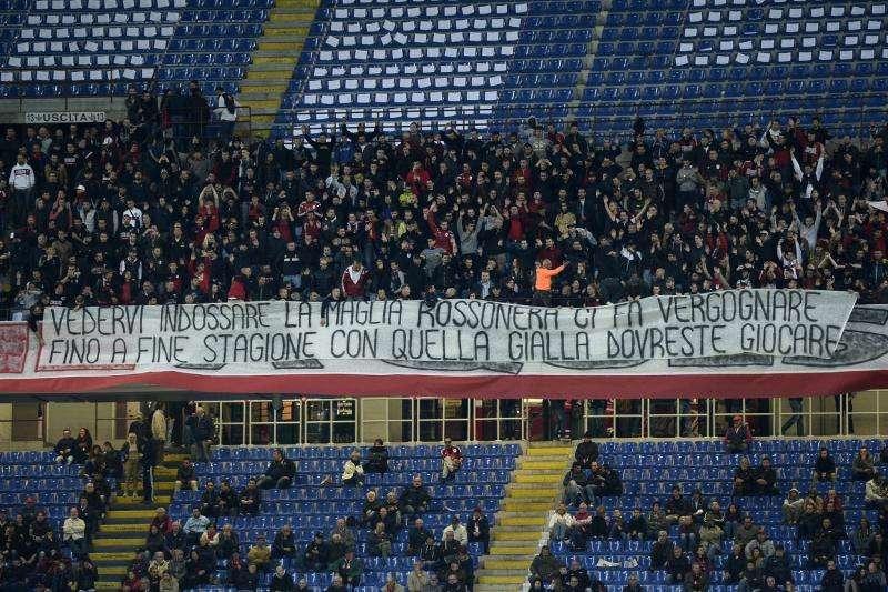 Milan-Roma: sabato possibile nuova contestazione della curva rossonera