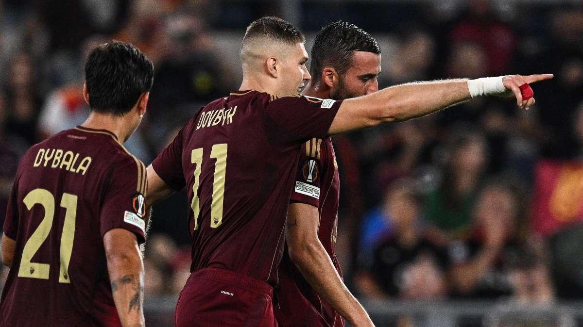 Roma-Athletic Club 1-1 - Finisce la partita allo Stadio Olimpico. A Dovbyk risponde Aitor Paredes