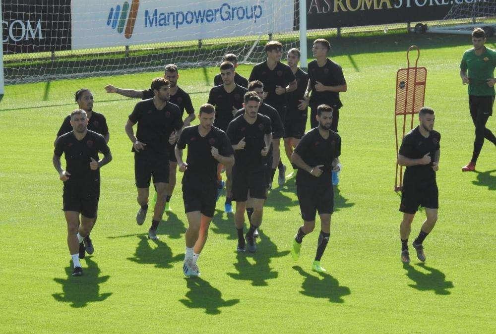 TRIGORIA - Lavoro tattico nella rifinitura. Individuale per Mkhitaryan e Ünder. Seduta a parte per il febbricitante Santon. FOTO! VIDEO!