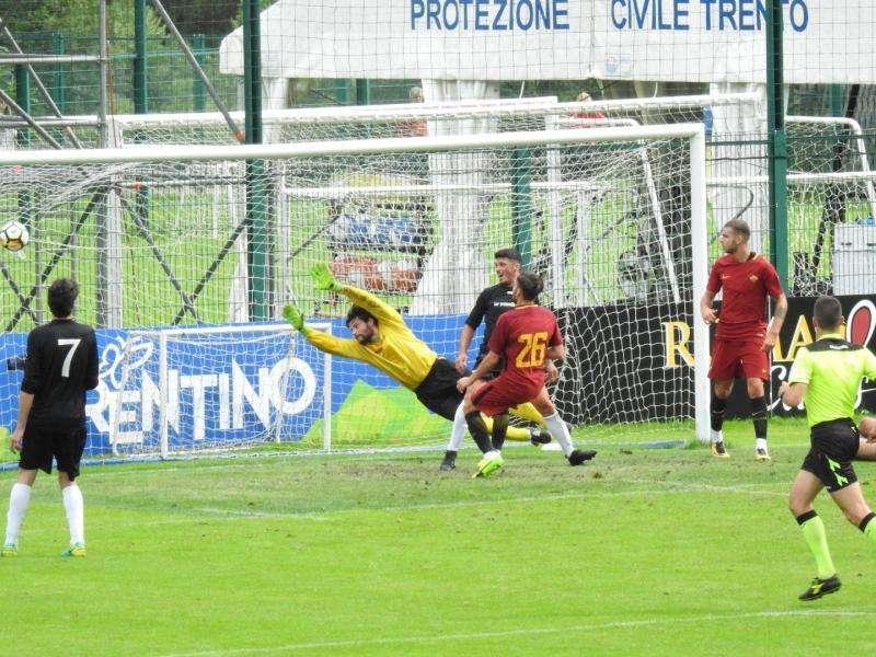 Pinzolo-Roma, il gol di Riccardo Cappa. FOTO!