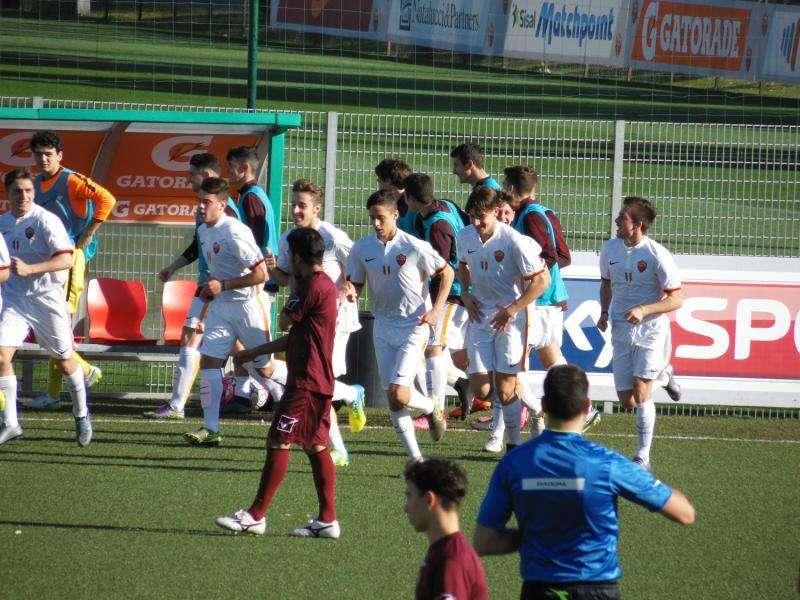 PAGELLE AS ROMA vs US SALERNITANA 1919 2-1 - Provvidenziale Visconti. Bene Cappa, Frattesi e Marcucci