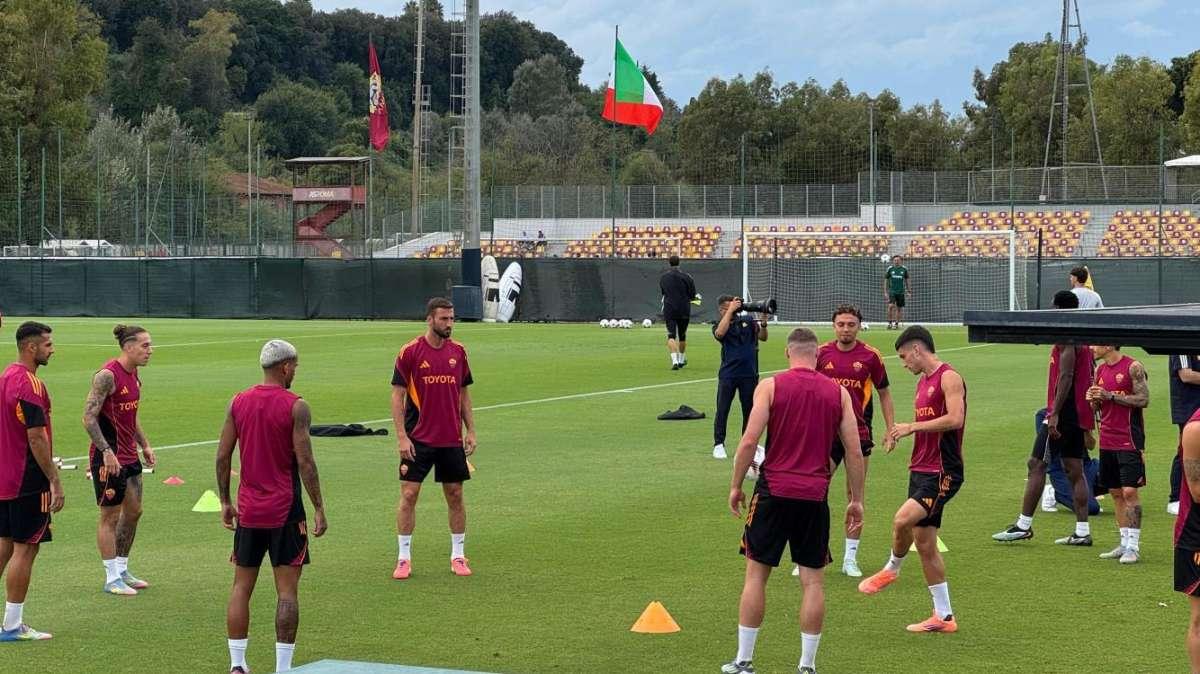 La rifinitura in vista della partita contro il Nizza. FOTO! VIDEO!
