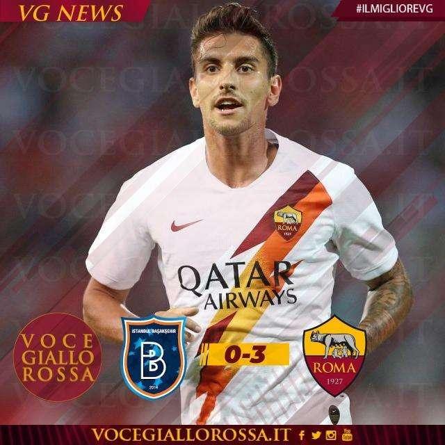 #IlMiglioreVG - Pellegrini è il man of the match di Istanbul Basaksehir-Roma 0-3. GRAFICA!