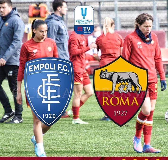 Coppa Italia Femminile - Empoli-Roma - La copertina del match. GRAFICA!