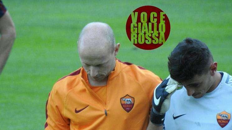 Andrea Romagnoli a terra durante l'allenamento pomeridiano - La photogallery