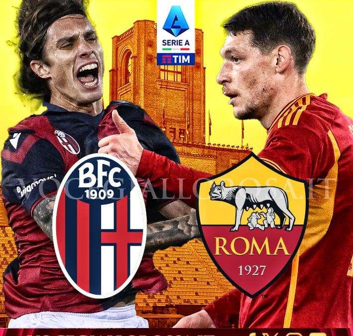 Bologna-Roma - La copertina del match. GRAFICA!