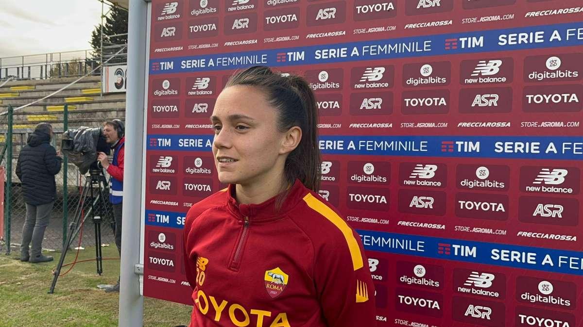 Roma Femminile, Serturini: "Sono a disposizione del mister, giocare a destra o a sinistra è indifferente. Tre punti d'oro". VIDEO!