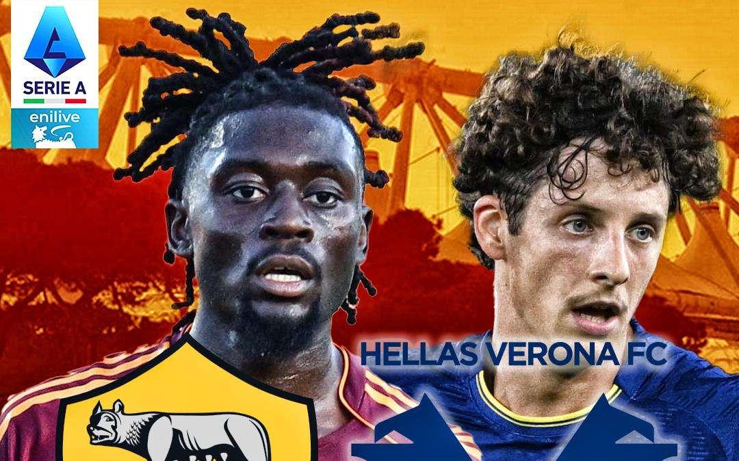 Roma-Hellas Verona - La copertina del match. GRAFICA!