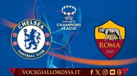 Women's Champions League - Chelsea-Roma 6-0 - Altra goleada subita delle giallorosse che vengono eliminate