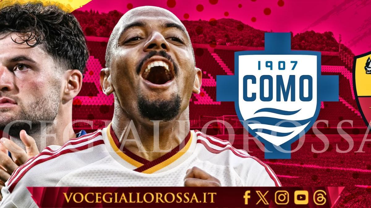 Como-Roma - Le formazioni ufficiali: de Roon e Pellegrini dal 1'. Riscaldamento terminato