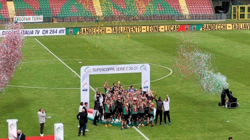 La Ternana si aggiudica la Supercoppa di Serie C