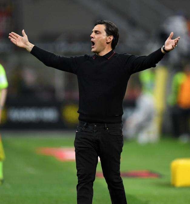 Milan, Montella: "Difficile avvicinarsi a Juventus, Roma e Napoli"