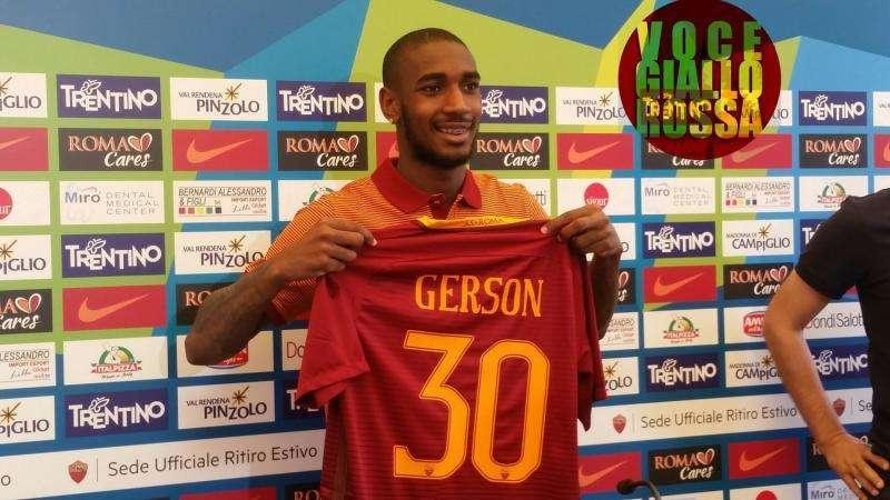 PINZOLO - Gerson: "Barcellona? Anche la Roma è un grande club". Baldissoni: "Nessuna clausola di vendita in caso di Pallone d'Oro". FOTO! VIDEO!