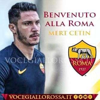 COMUNICATO AS ROMA - Ufficiale l'acquisto di Cetin. Petrachi: "Un profilo giovane ma di prospettiva". Il giocatore: "Un’emozione che non è descrivibile a parole"