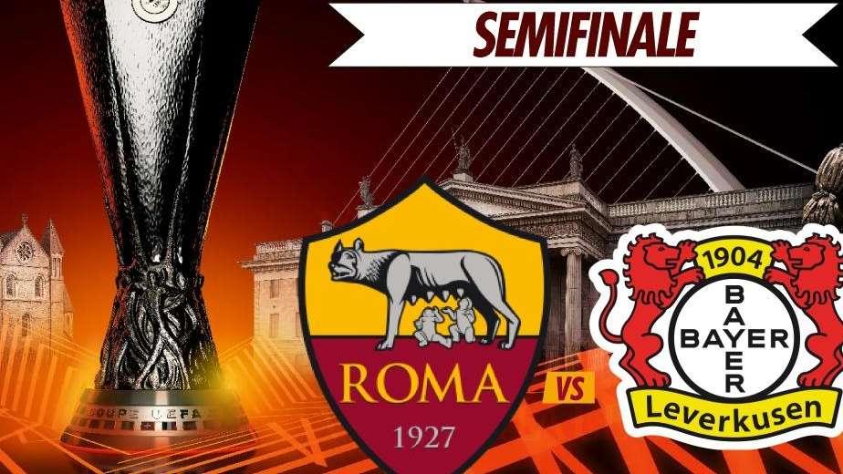 Europa League - La Roma sfiderà il Bayer Leverkusen in semifinale. GRAFICA!
