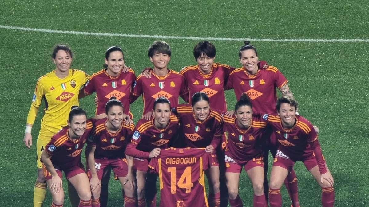 Serie A Femminile - Roma-Pomigliano 3-0 - Tutto facile per le giallorosse che fanno 12 su 12 in campionato