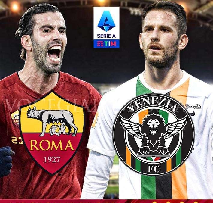 Roma-Venezia - La copertina del match. GRAFICA!