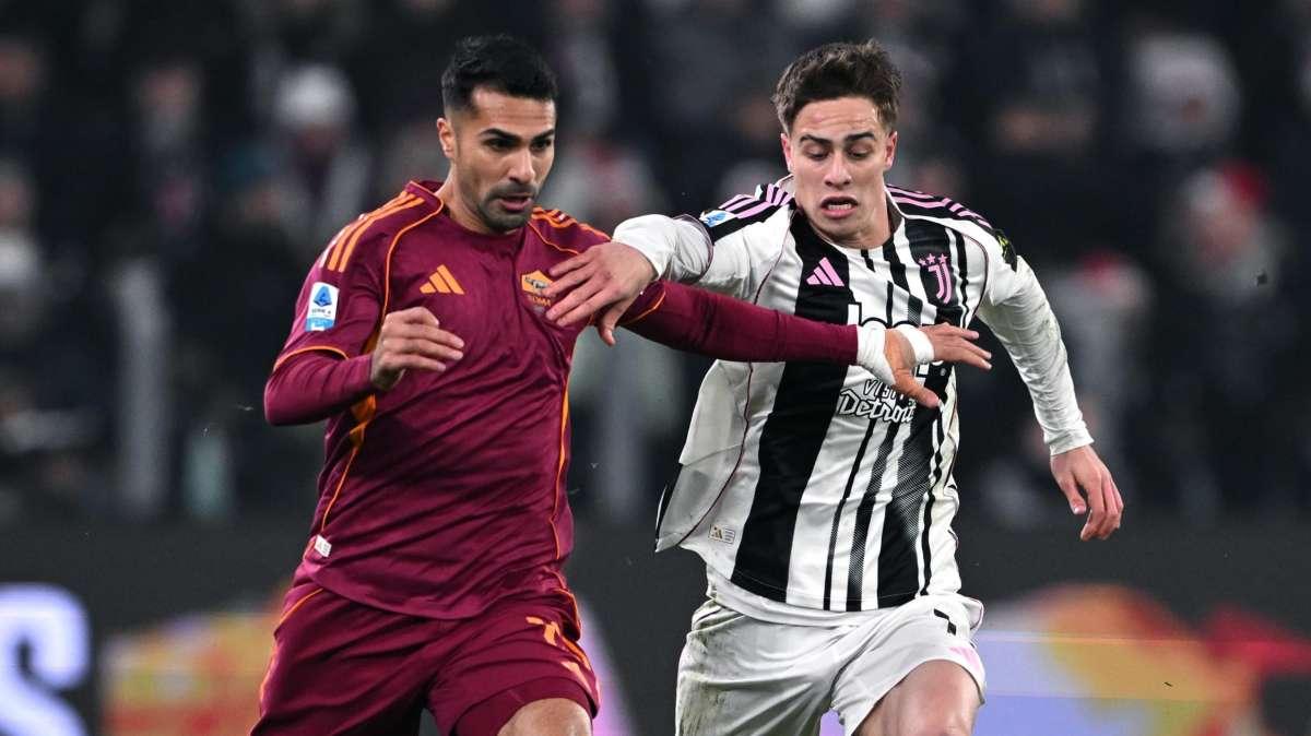 Juventus-Roma 2-1 - Non basta il gol di Baldanzi. Vincono i bianconeri