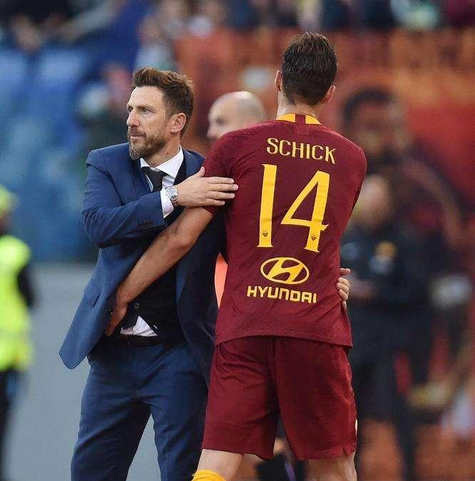 Di Francesco: "Schick deve lavorare ancora, il gol gli darà maggiore sicurezza. Lo stavamo aspettando". VIDEO!