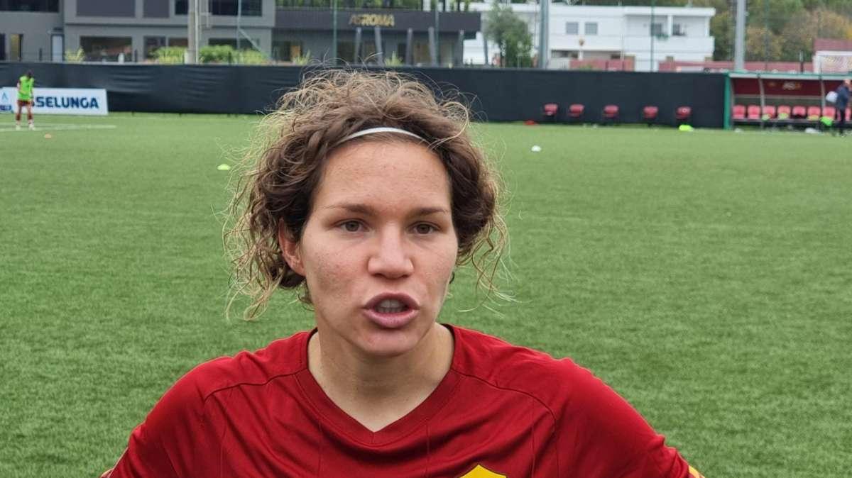 Roma Femminile, Linari: "Sapevo che il rigore pesava ma la voglia dei tre punti e di restare al secondo posto era troppo forte"