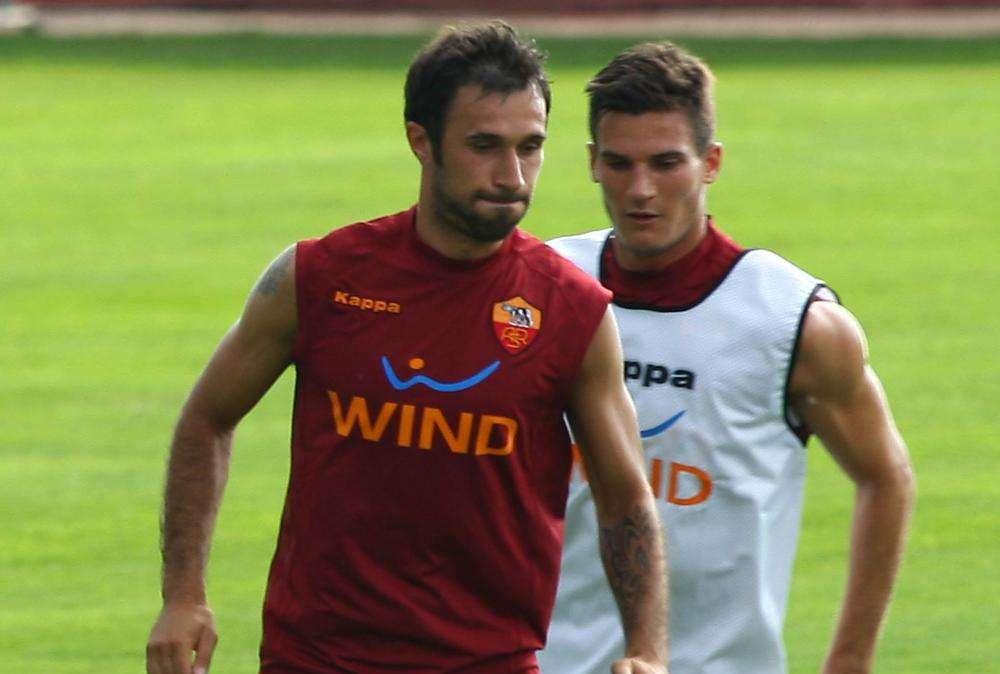 Riscone: 2-2 la partitella, l'allenamento termina sotto un acquazzone
