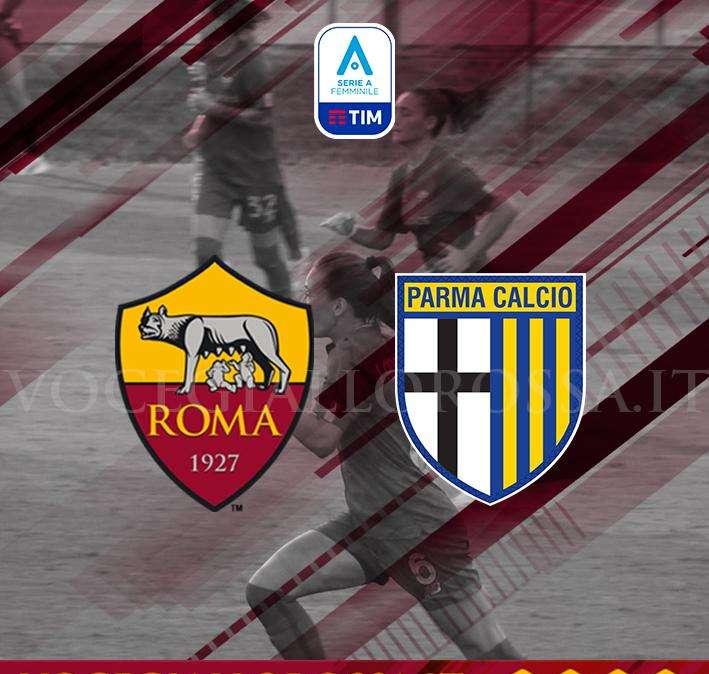 Serie A Femminile - Roma-Parma - La copertina del match. GRAFICA!