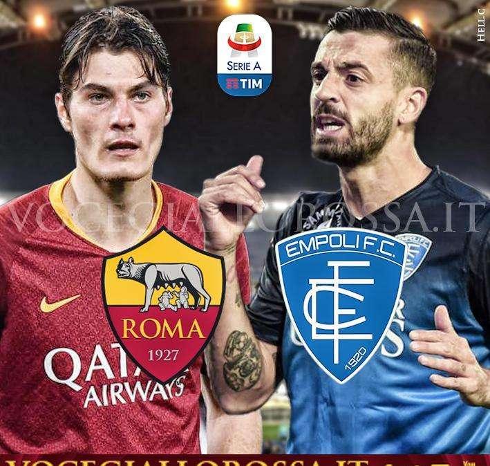 Roma-Empoli, la copertina