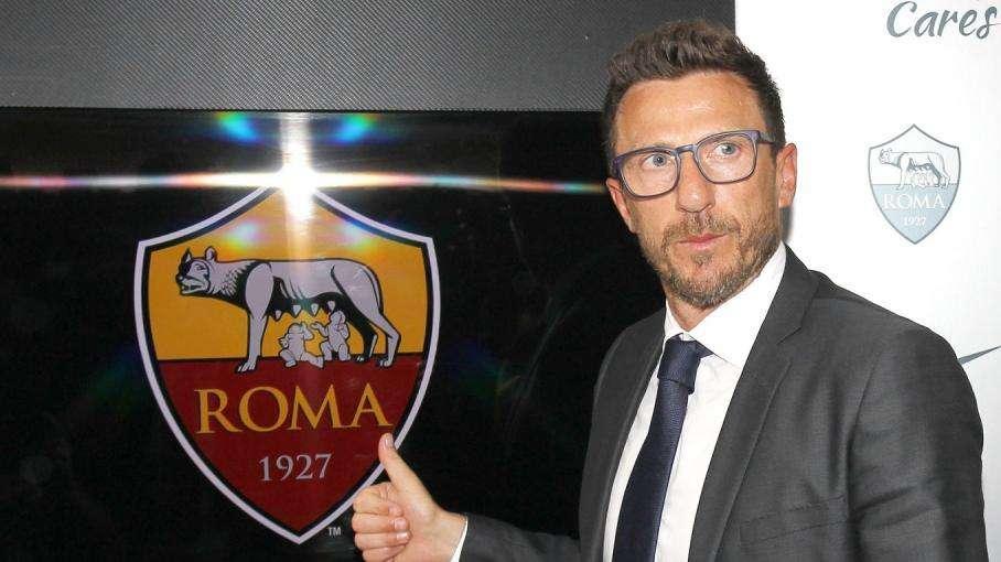 TRIGORIA - Di Francesco: "Da questa partita può uscire la vera anti-Juventus. Vincerà chi difenderà meglio. Schick e Strootman non ci saranno"